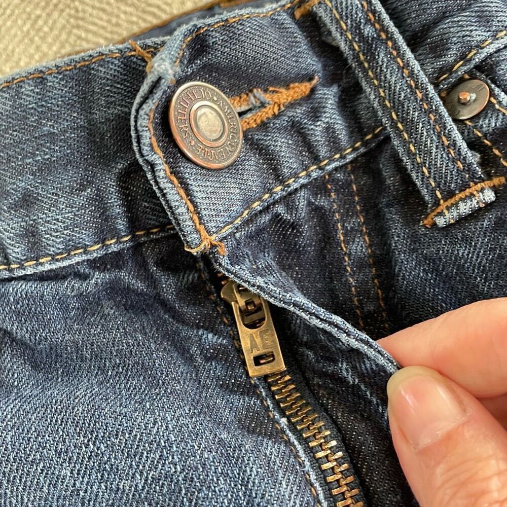 American Eagle Original Straight Leg Blue Jeans 29 x 32 30 - Picture 5 of 7